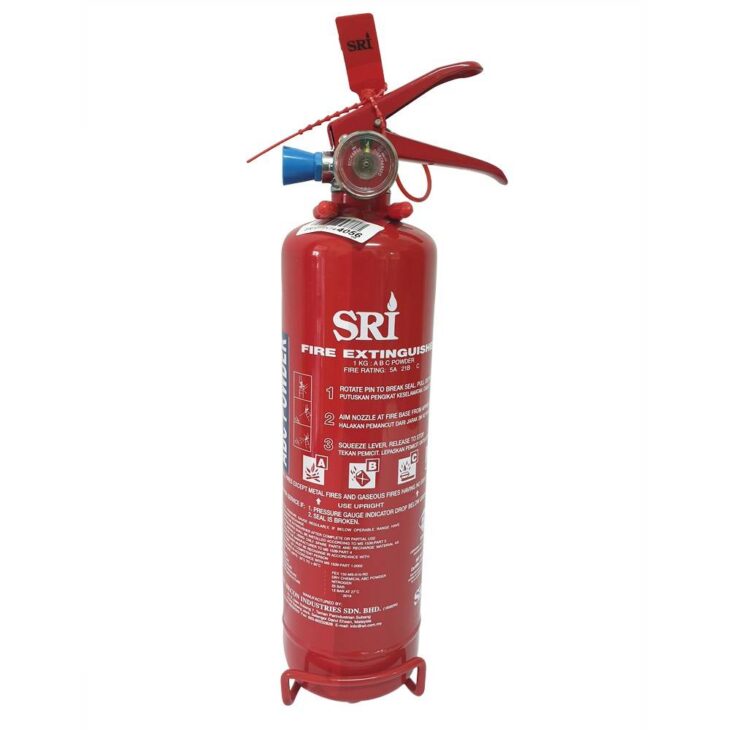 Fire Extinguisher 1kg ABC Dry Powder (SRI) - Image 1