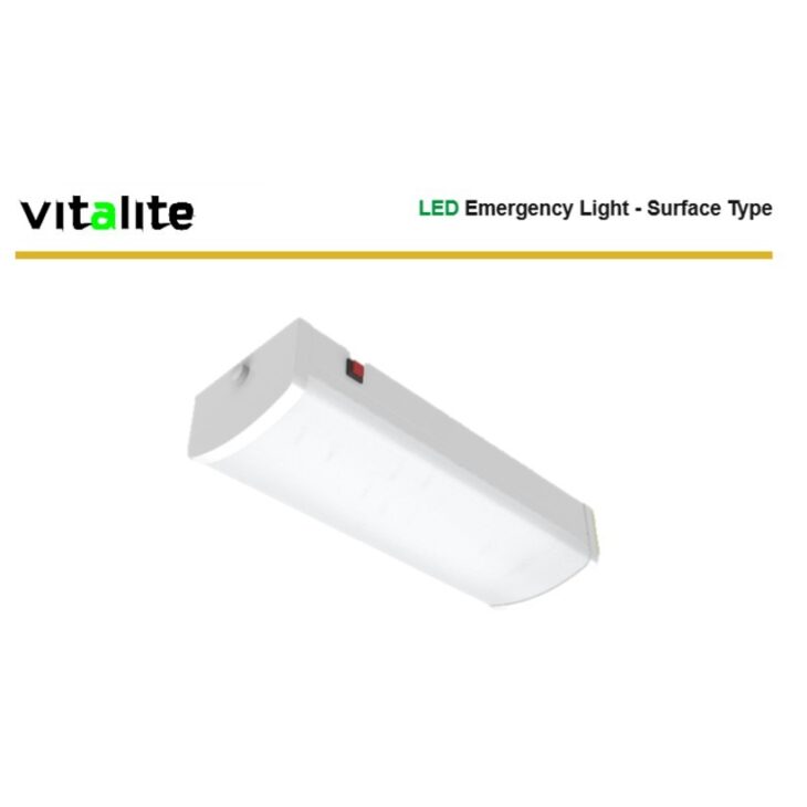 Vitalite-Emergency-Light-2-1.jpg Emergency Light LED – Surface Type (VEL 330/S) - Image 1
